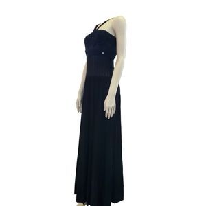 Chanel Black Knit Maxi Dress